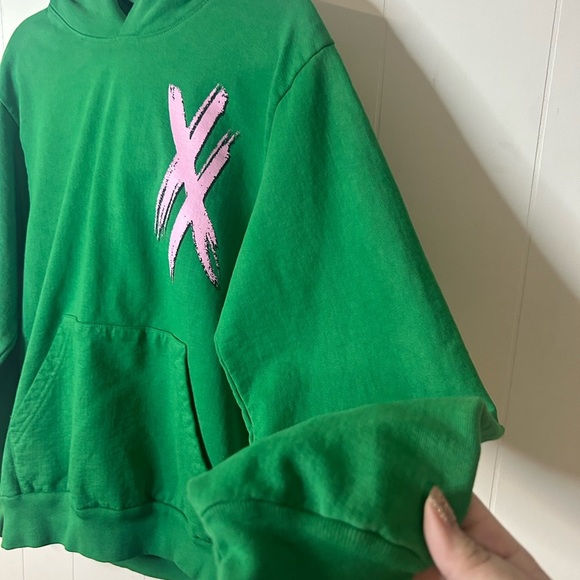 Machine Gun Kelly Green Hoodie, size small, official concert merch - Picture 3 of 7